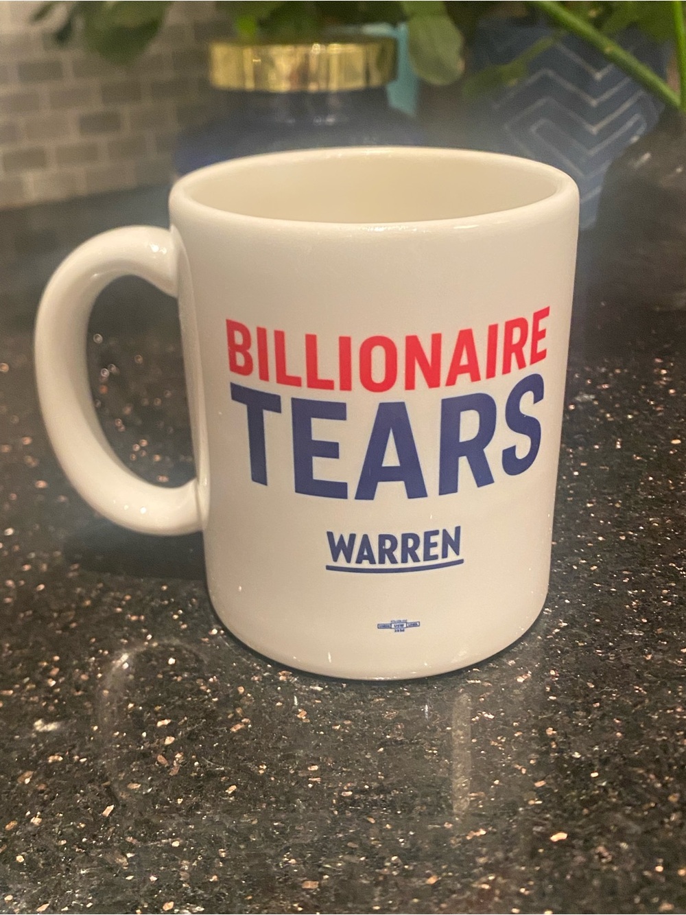 Billionaire Tears Mug - Elizabeth Warren